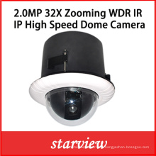 2.0MP 32X WDR IP integrado de red de la cámara domo PTZ de red